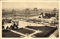 CPA Paris en flanant Perspective sur la Place du Carrousel 