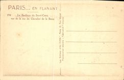 CPA Paris en flanant la Basilique du Sacre Coeur vue de la rue du Chevalier de la Barre 