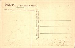 CPA Paris en flanant Basilique du Sacre Coeur de Montmartre 