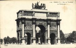 CPA Paris Ier Arc de Triomphe du Carrousel 