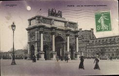 CPA Paris Arc de Triomphe du Carrousel 
