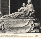 CPA Eglise de la Sorbonne Tombeau du Cardinal Richelien Ministre du Roi Louis XIII par Cirardon scul