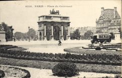 CPA Paris Place du Carrousel 