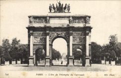 CPA Paris l'Arc de Triomphe du Carrousel 