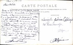 CPA Paris Statue de Gambetta 