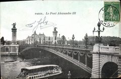 CPA Paris Le Pont Alexandre III 