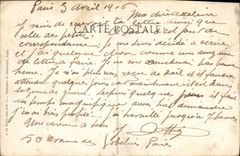 CPA Paris Le Louvre Statue de Gambetta 