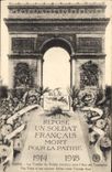 CPA Paris La Tombe du Soldat Inconnu Sous l'Arc de Triomphe 