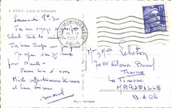 CPA Paris L'Arc de Triomphe 