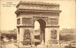 CPA Paris Arc de Triomphe de l'Etoile 