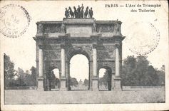 CPA Paris L'Arc de Triomphe des Tuileries 