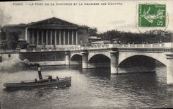 CPA Paris Le Pont de la Concorde et la Chambre des Deputes 