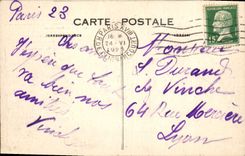 CPA Paris Notre Dame Style ogival 