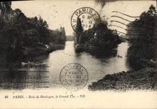 CPA Paris Bois de Boulogne le Grand Lac 