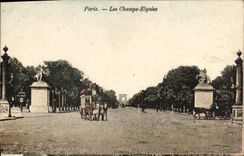CPA Paris les Champs Elysees 