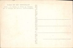 CPA Paris et ses Merveilles La Seine le Pont au Change et le Palais de Justice Conciergerie