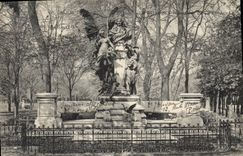 CPA Paris Monument de La Fontaine