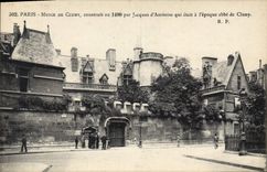 CPA Paris Musee du Cluny construit en 1480 par Jacques d'Amboise qui etait a l'epoque abbe de Cluny 