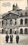 CPA Paris Hotel des Invalides Cour d'Honneur Statue de Napoleon 