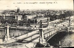 CPA Paris Le Pont Alexandre III 