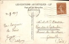 CPA Paris le Tribunal de Commerce a gauche et la Conciergerie a droite 