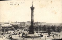 CPA Paris Place de la Bastille 