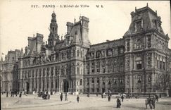 CPA Paris L'Hotel de Ville 
