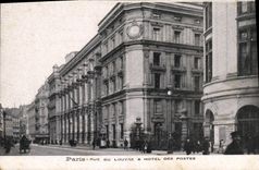 CPA Paris Rue du Louvre & hotel des Postes 