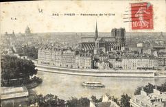 CPA Paris Panorama de la Cite 