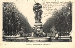 CPA Paris Fontaine de Carpeaux 