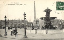 CPA Paris La Place de la Concorde 