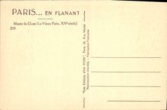 CPA Paris en flanant Musee de Cluny 