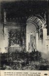CPA Les Fetes de la Victoire a Paris 14 Juillet 1919 Le Cenotaphe la nuit sous l'Arc de Triomphe de 