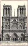 CPA Paris Notre Dame Facade 