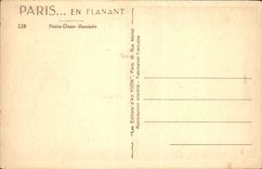 CPA Paris en flanant Notre Dame Illuminee 