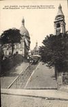 CPA Paris Le Sacre Coeur de Montmartre et les Escaliers 