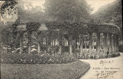 CPA Paris parc Monceau La Taumachie 