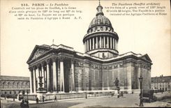 CPA Paris le Pantheon Construit sur les pians de Soufflot 