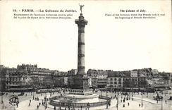 CPA Paris La Colonne de Juillet 