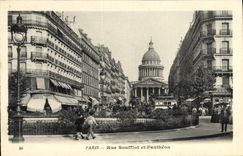 CPA Paris Rue Soufflot et Pantheon 