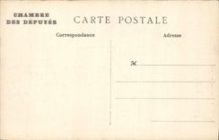 CPA Paris Chambre des Deputes Facade sur le Quai 