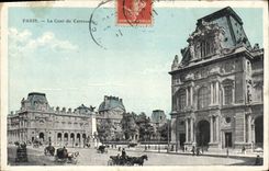 CPA Paris La Cour du Carrousel 