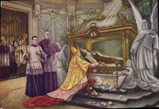 CPA Devant la Chasse de Ste Therese de l'Enfant Jesus 