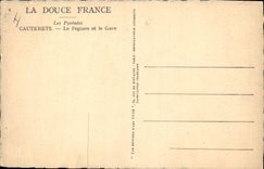CPA La Douce France Les Pyrenees Cauterets Le Peguere et le Gave 