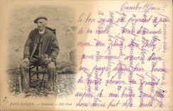 CPA Pays Basque Vieillard 