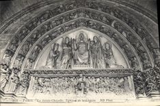 CPA Paris La Sainte Chapelle Tympan de la Loggia 
