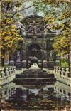 CPA Paris en Flanant Fontaine Merticis Jardin du Luxembourg 