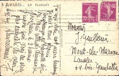 CPA Paris en Flanant Fontaine Merticis Jardin du Luxembourg 