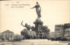 CPA Paris Triomphe de la Republique Place de la Nation 