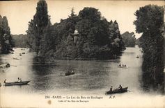 CPA Paris Le Lac du Bois de Boulogne 